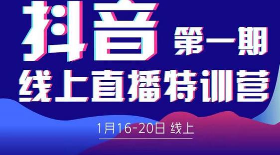 2022美尊学堂-抖音直播线上特训营价值4980元-福喜网创