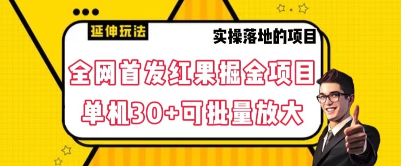 全网首发红果免费短剧掘金项目，单机30+可批量放大【揭秘】-福喜网创